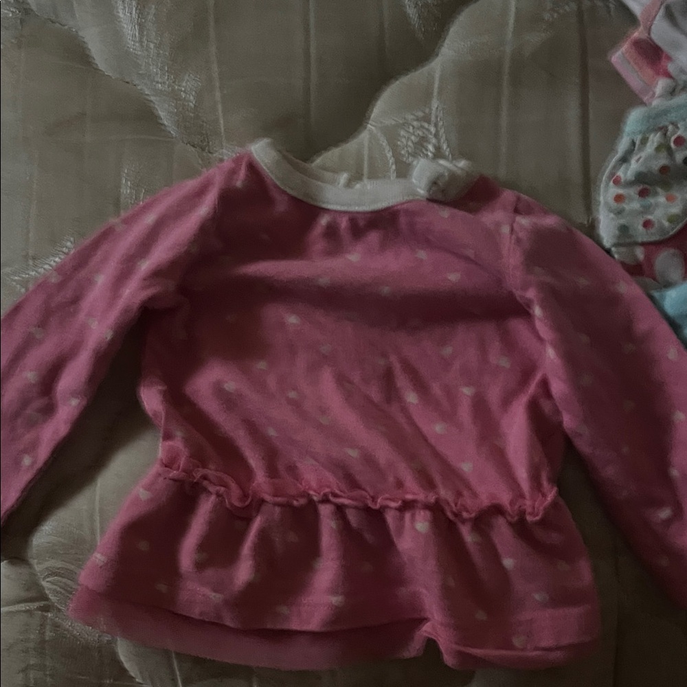 Pink Polka Dot Kids Shirt